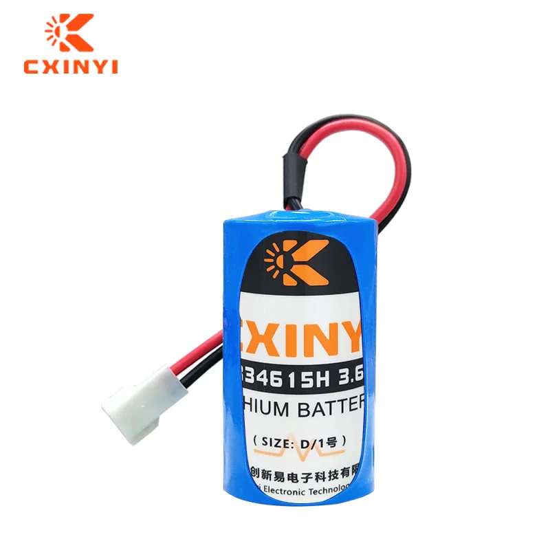 CXINYI ER34615H D Add 51005 Plug 3.6V Disposable Lithium Battery Flowmeter Water Meter IoT GPS Device PLC Equipment Servo