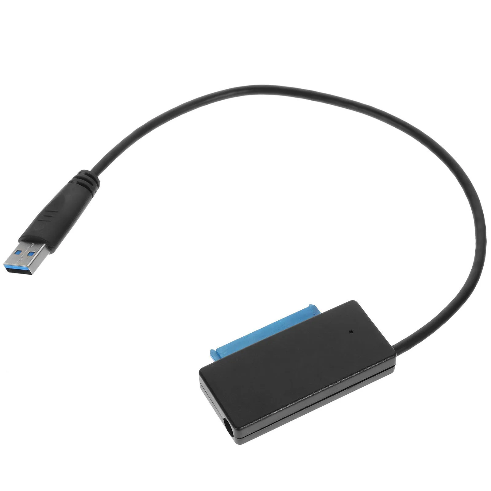 Cabo adaptador de disco rígido USB 30 a 25 portátil mini tamanho 144 MB transferência plug play para 25 35 SSD preto