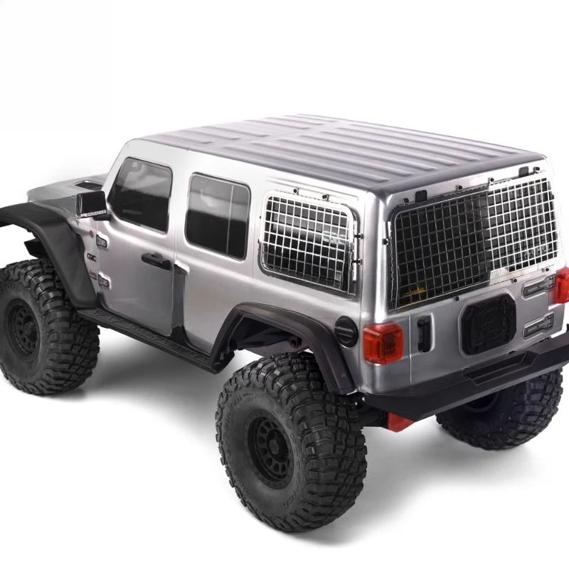 

Stainless Steel Side Windows and Tail Window Protective Decoration Network for RC Crawler Car Traxxas AXIAL SCX6 Wrangler Parts