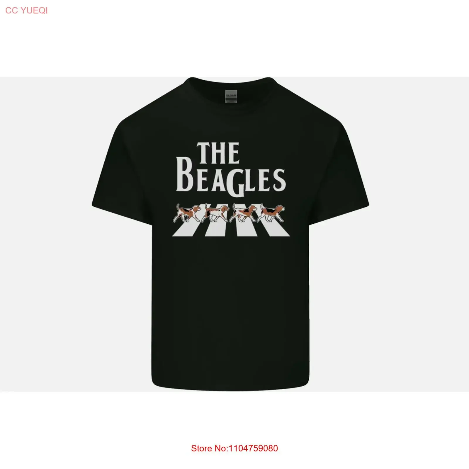 The Beagles Funny Dog Parody Mens Light Cotton T Shirt vintage Washed Slightly fashion homme Stretched Stylish Soft Casual