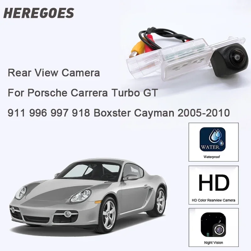 Szikratávirát hátsó Látkép camer fisheye Backup Veszteglés Erőtan éjjeli Látomás számára porsche carrera turbo 911 996 997 918 boxster Kajmán