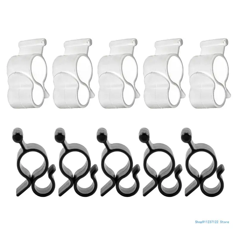 Camping Traveling Awning Hooks Clips for Caravan Rope Clamp Light Hanger String Light Tent Hooks Hangers 10Pcs