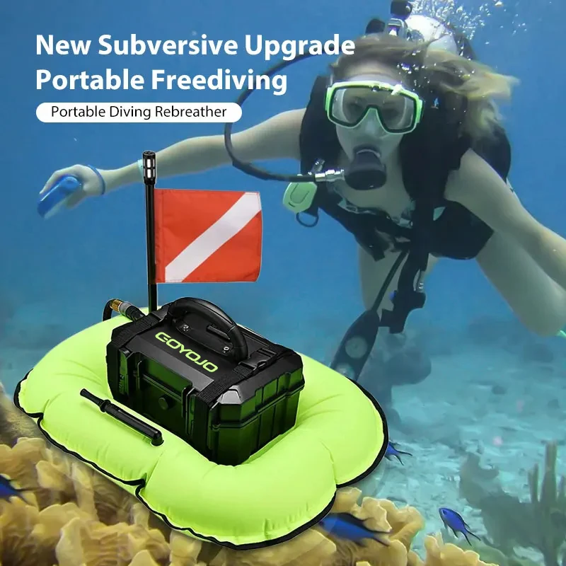 Portable Scuba Diving Equipment Underwater Rebreather Machine Deep  Cylinder Tank for Oxygen Fishing