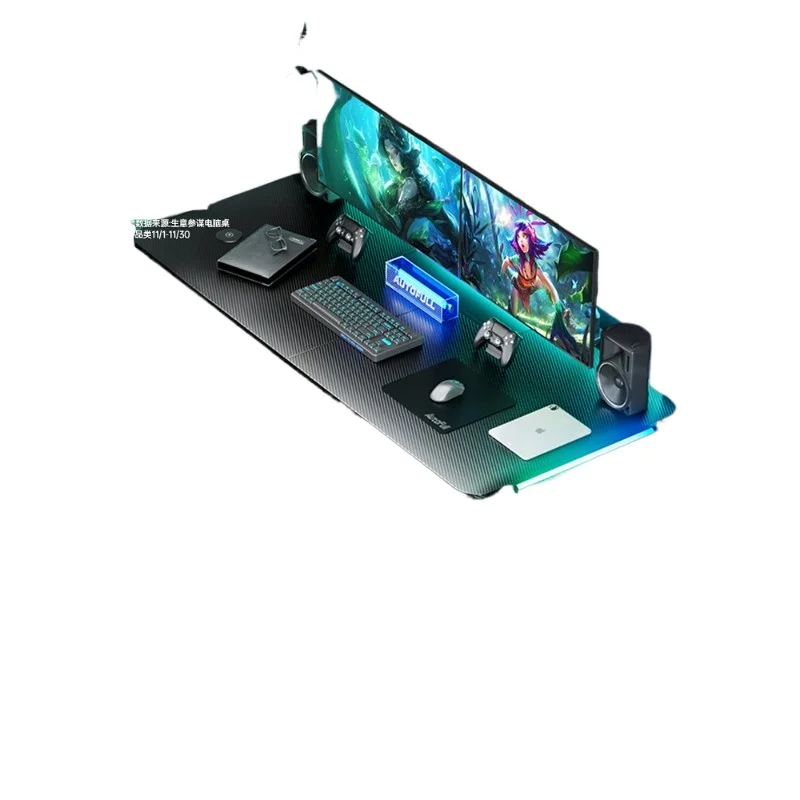 Gaming Double motor solid wood intelligent liftingComputer Book table