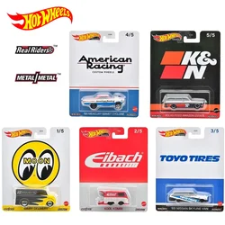 Original Hot Wheels Premium Car Pop Culture Kids Toys for Boys 1/64 Diecast Dairy Delivery Nissan Skyline Van Mercury Comet Gift