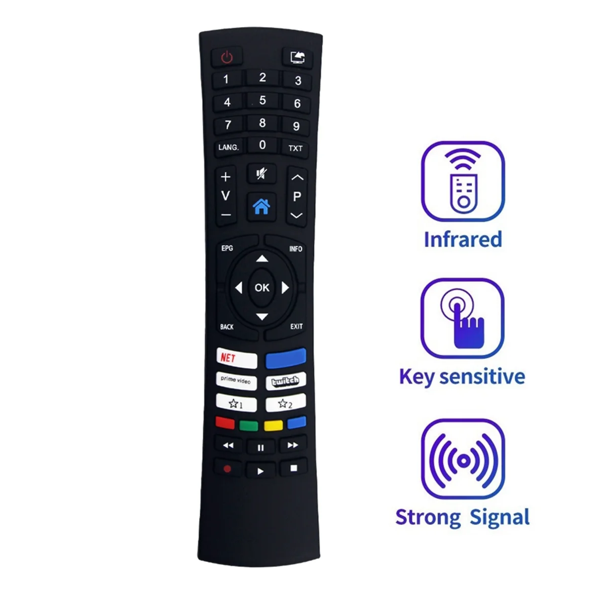 A23K-RC1828 Ganti Remote Control untuk Remote Control TV MEDION