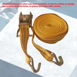 Ratchet Straps 3/6/8/10 Meter Claw Lorry Lashing Handy Straps Thickened Car Strapping Belt Tensioner Binding Strapping Tensioner