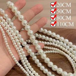 Portable Mobile Phone Pearl Lanyard Crossbody Necklace Chain Pearl Strap Anti-lost Hanging Rope for Phones Case Wriststrap