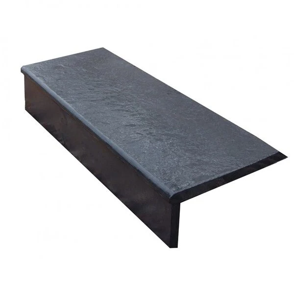 Customization Natural Black Granite Stone Straight Floating Stairs Step Outdoor Staircase Design