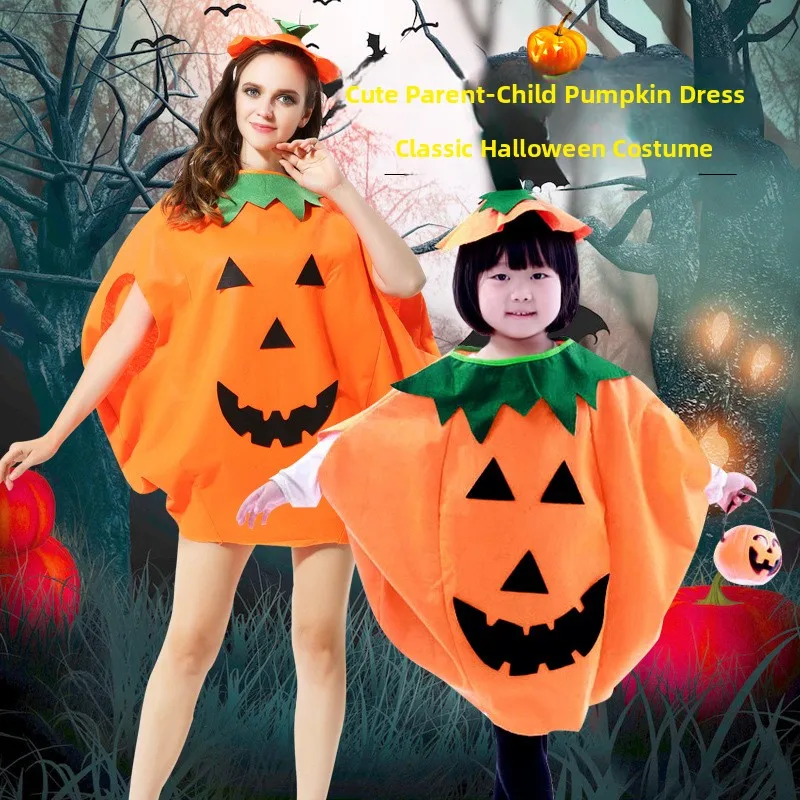 

Костюм на Хэллоуин для взрослых, шляпа с тыквой, наряд для выступления на сцене, традиционная китайская этническая женская одежда, летняя одежда