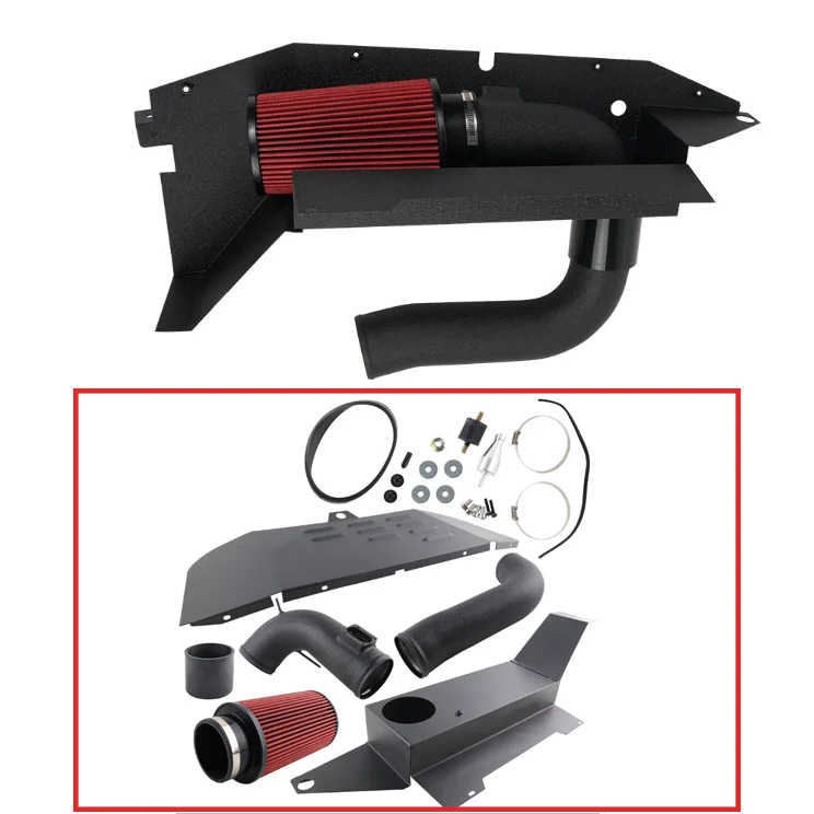Kaltluftansaugsystem-Kit Aluminium-Gummi-Luftansaugschlauch passend für BMW F10 520i 528i 2.0L N20 2012-2016