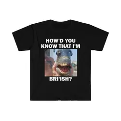 How'd You Know That I'm British? Funny Meme shirt, Unisex Offensive T-Shirt