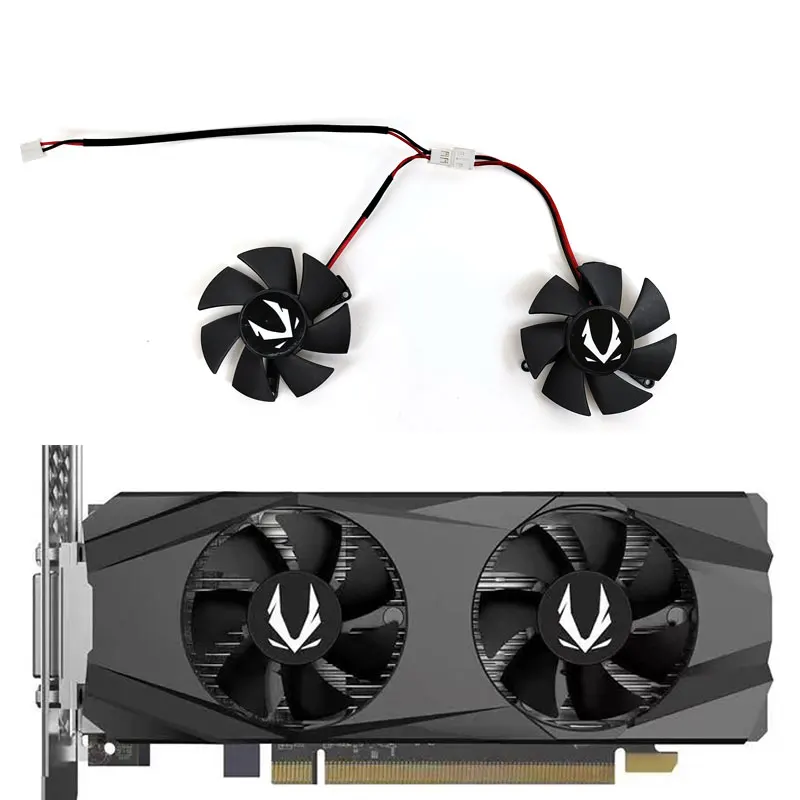 

ZOTAC 46 мм 2pin T125010SU(B) 0.32A GTX1050 NIMI GTX1650 GPU вентилятор для ZOTAC GTX 1050Ti-4GD5 mini GAMING GTX 1650LOW PROFILE