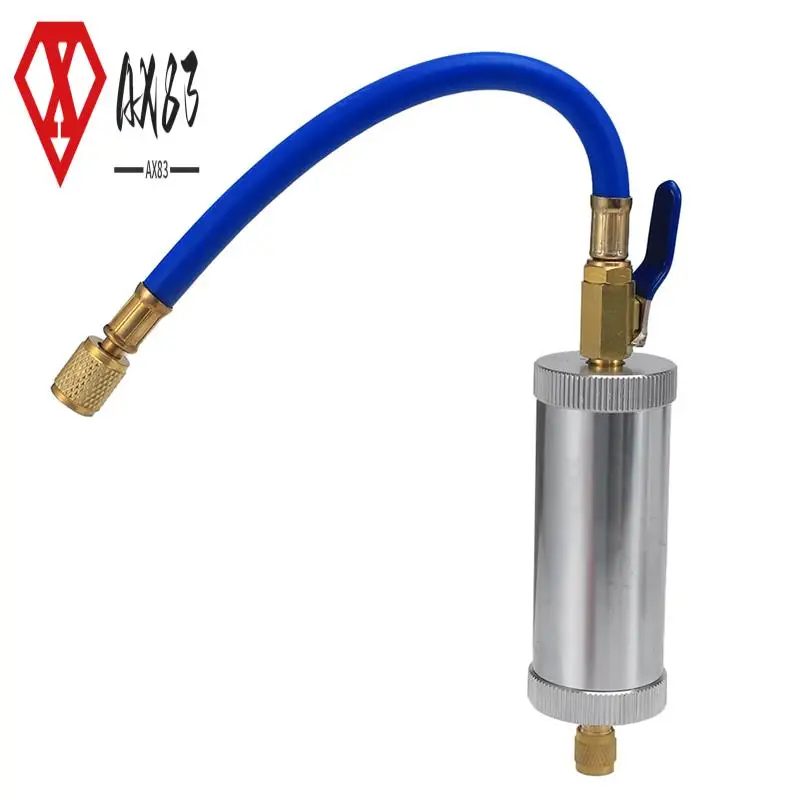 

AX83-Dye Injector Кондиционер Автомобильный инжектор масла R12 R134A R22 Впрыск красителя 2 унции Трубка заливной горловины охлаждающей жидкости