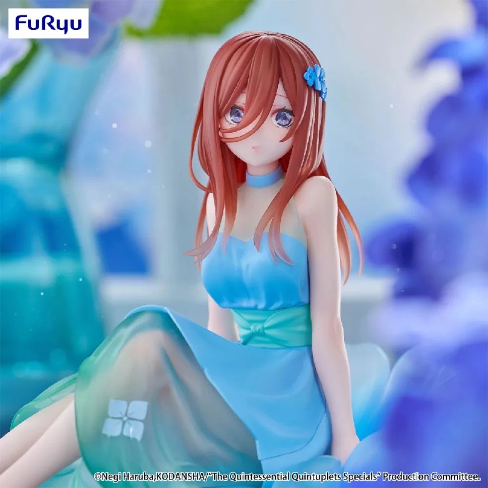 FuRyu Bloo-me! La Quintessenza Quintuplets Nakano Miku Figura Personaggio Anime Modello Giocattolo Ornamento da tavolo Regalo da collezione