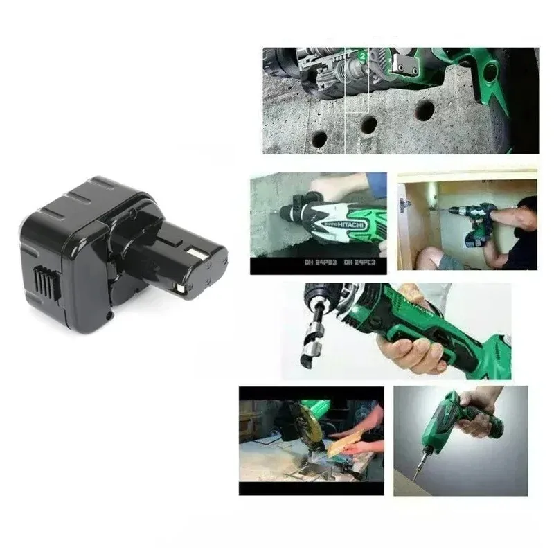 12V NiCd Replacement Power Battery For Hitachi WR12DMR CD4D DH15DV C5D Electric Drill 4800/6800/9800mAh Stable Output Battery