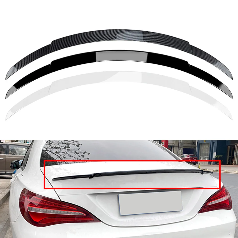 Car Rear Trunk Lip Spoiler For Mercedes W117 C117 CLA 180 220 250 260 200 CLA45   Sedan 2013 2014 2015 2016 2017 2018 2019