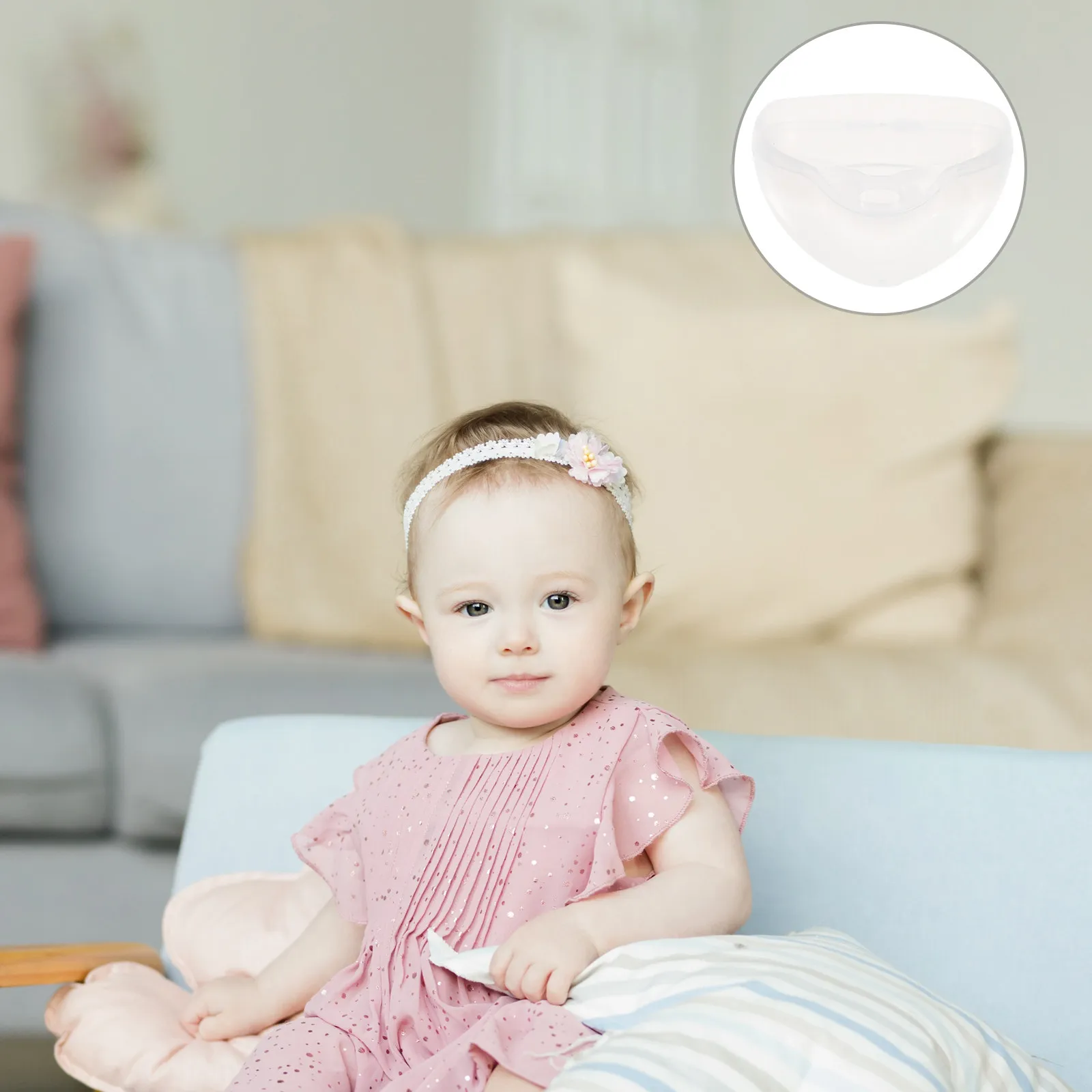 

10Pcs Transparent Pacifier Storage Box Food Safe PP Material Easy Clean Buckle Closure Pacifier Protective Container for Babies