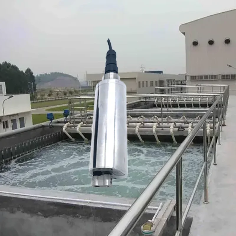 

RS485 Modbus LORA LORAWAN 4-20 мА онлайн самоочищающийся датчик мутности воды из нержавеющей стали промышленный датчик очистки сточных вод