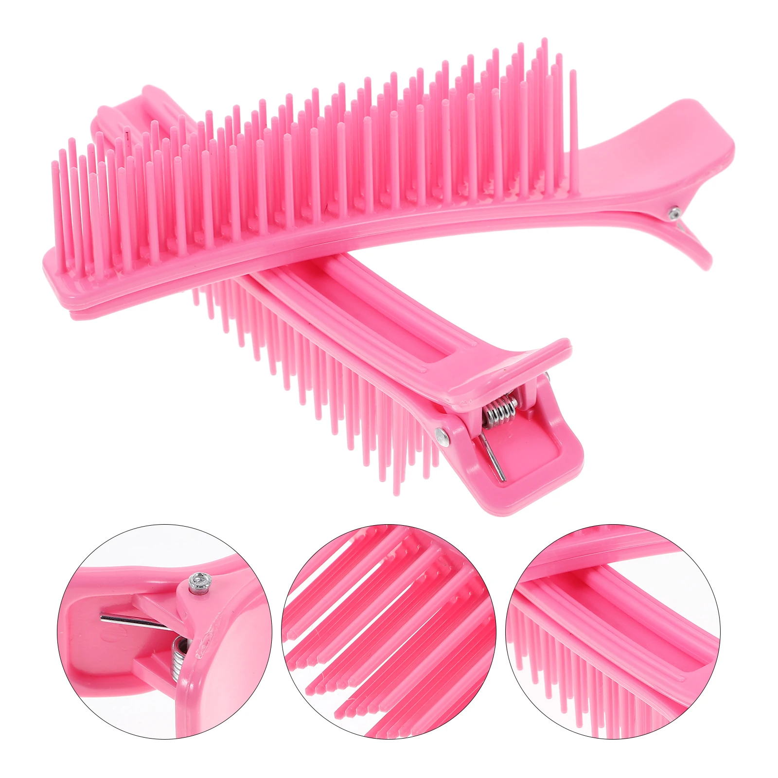 

2 Pcs Hair Clip Clips for Thick Sectioning Round Hairstylist Salon Miss Styling
