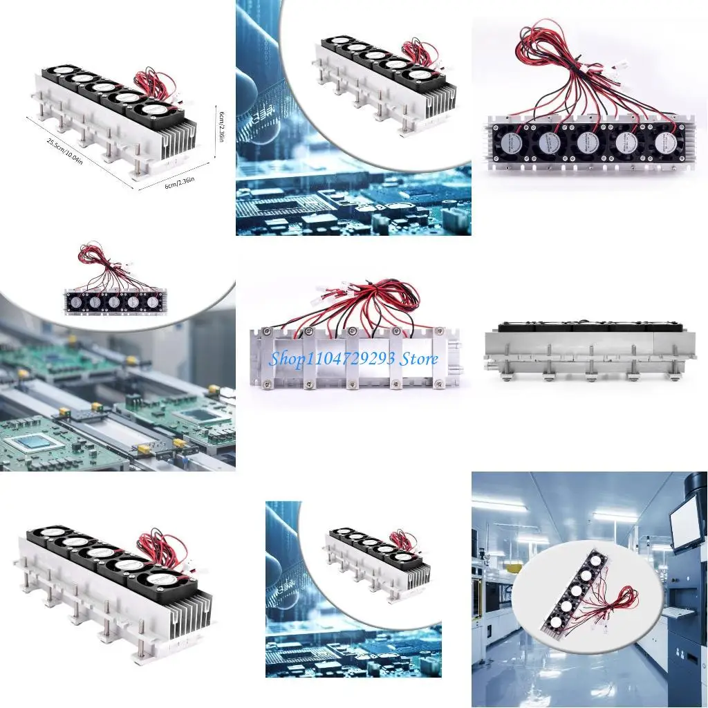 

Y2GD 360W 30A DC12V Peltier Coolers Semiconductor Refrigeration Cooling System Parts