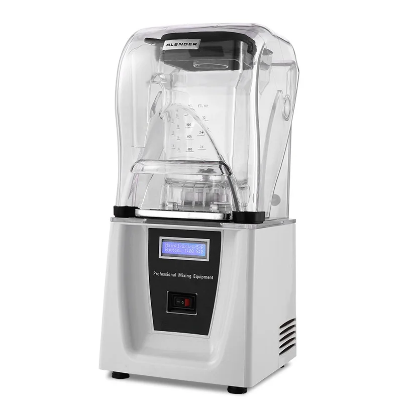 Heavy Duty Digital Controls Professional Blender Machines Commercial Blender with Removable Soundproof