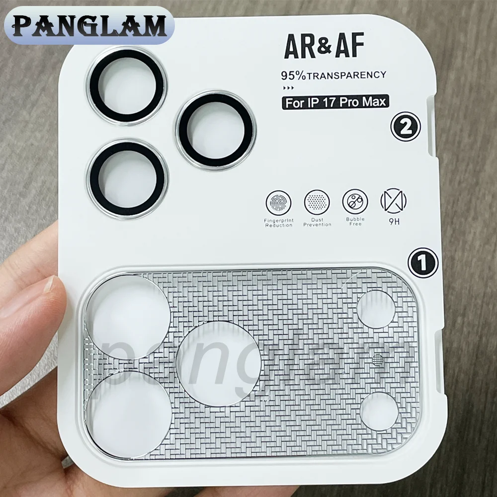 Premium AR HD Kameralinsen-Schutzfolie für iPhone 17 Pro 17 Pro Max Gehärtetes Glas Kratzfest Anti-Fingerabdruck Vollflächige Abdeckung
