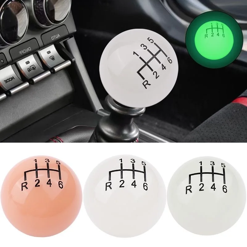 

Universal 6 Speed Car Resin Gear Shift Knob Manual Head Shifter Lever Head AT MT