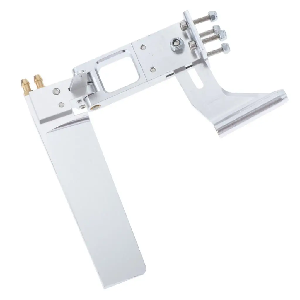 Remote Control Boat Model Parts 110mm CNC Rudder Alloy Upgrade High Performance RC Boat Accessories for RC Boats