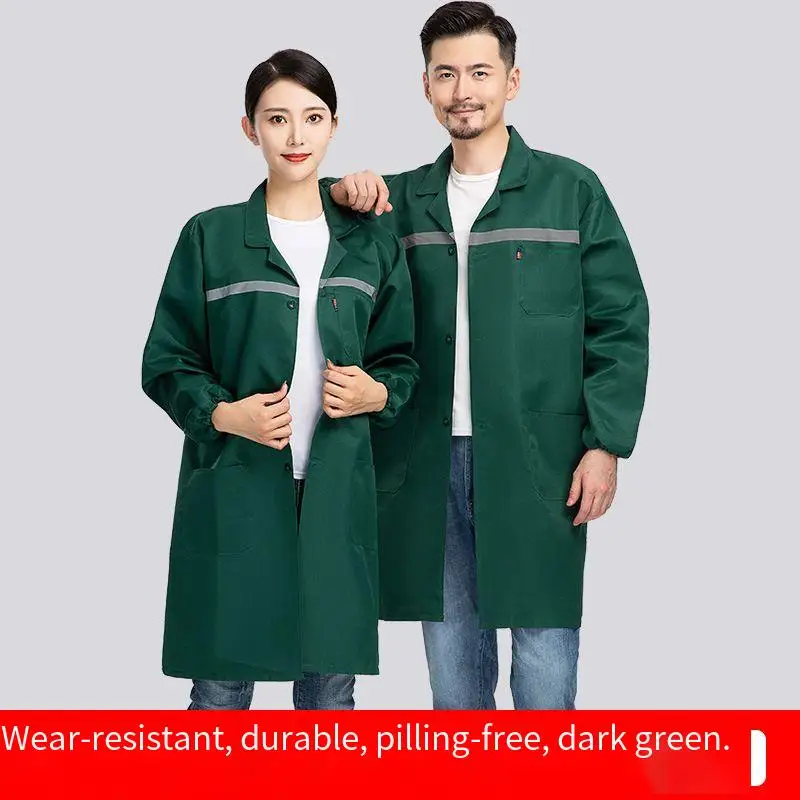 

Синяя рабочая спецодежда с отражающими полосами 2026 – пылезащитная защитная одежда для складских работ, погрузки, разгрузки и уборки