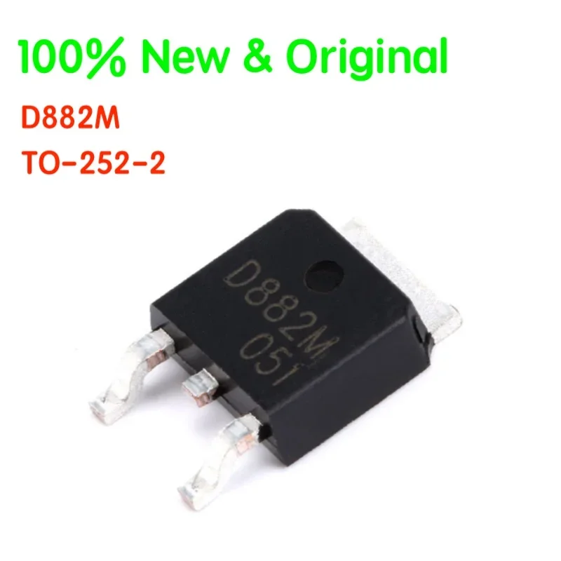 20PCS/LOT B772M D882M TO-252-2 SMD Transistor 100% New & Original