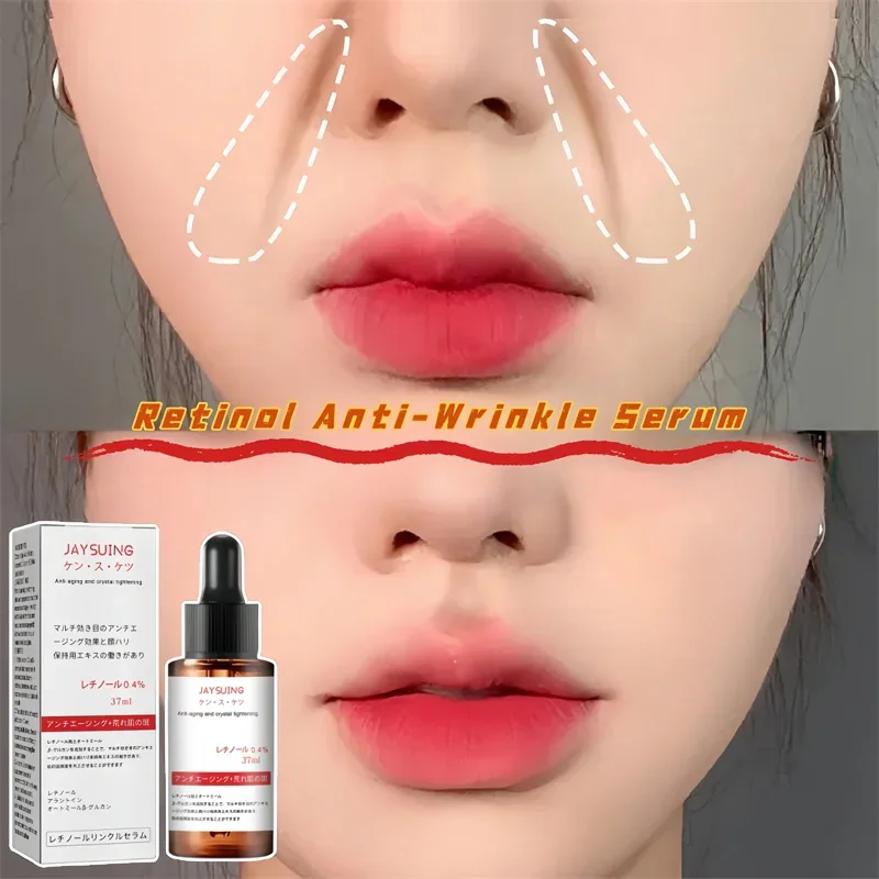 Retinol Anti-Wrinkle Face Serum Anti-Aging Lifting Firming Fade Fine Lines Improve Skin Dullness Moisturizing Care Beauty Health