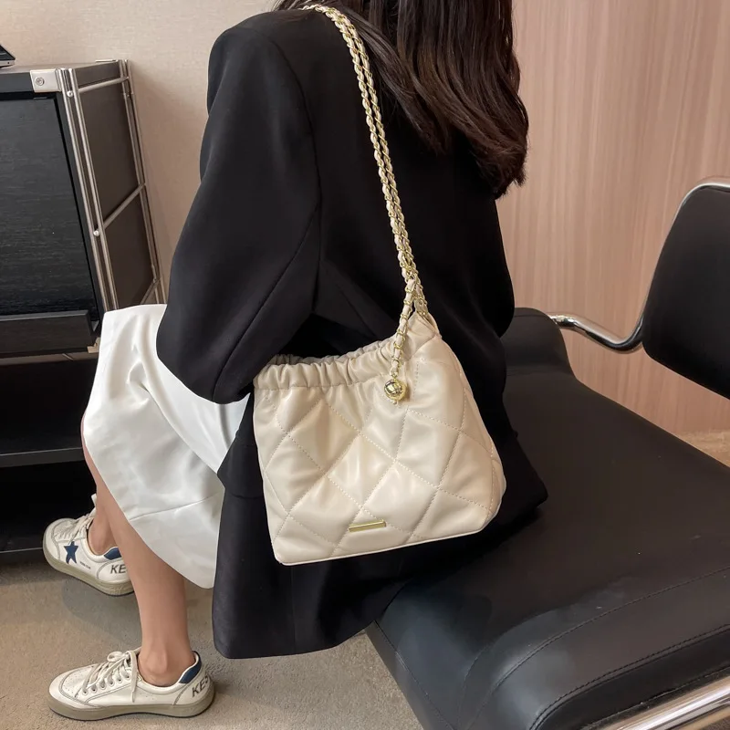 CGCBAG Fashion Designer Luxury Tote Bag For Women Lage Capacity Shoulder Bag High Quality Soft Leather Female Messenger Bag