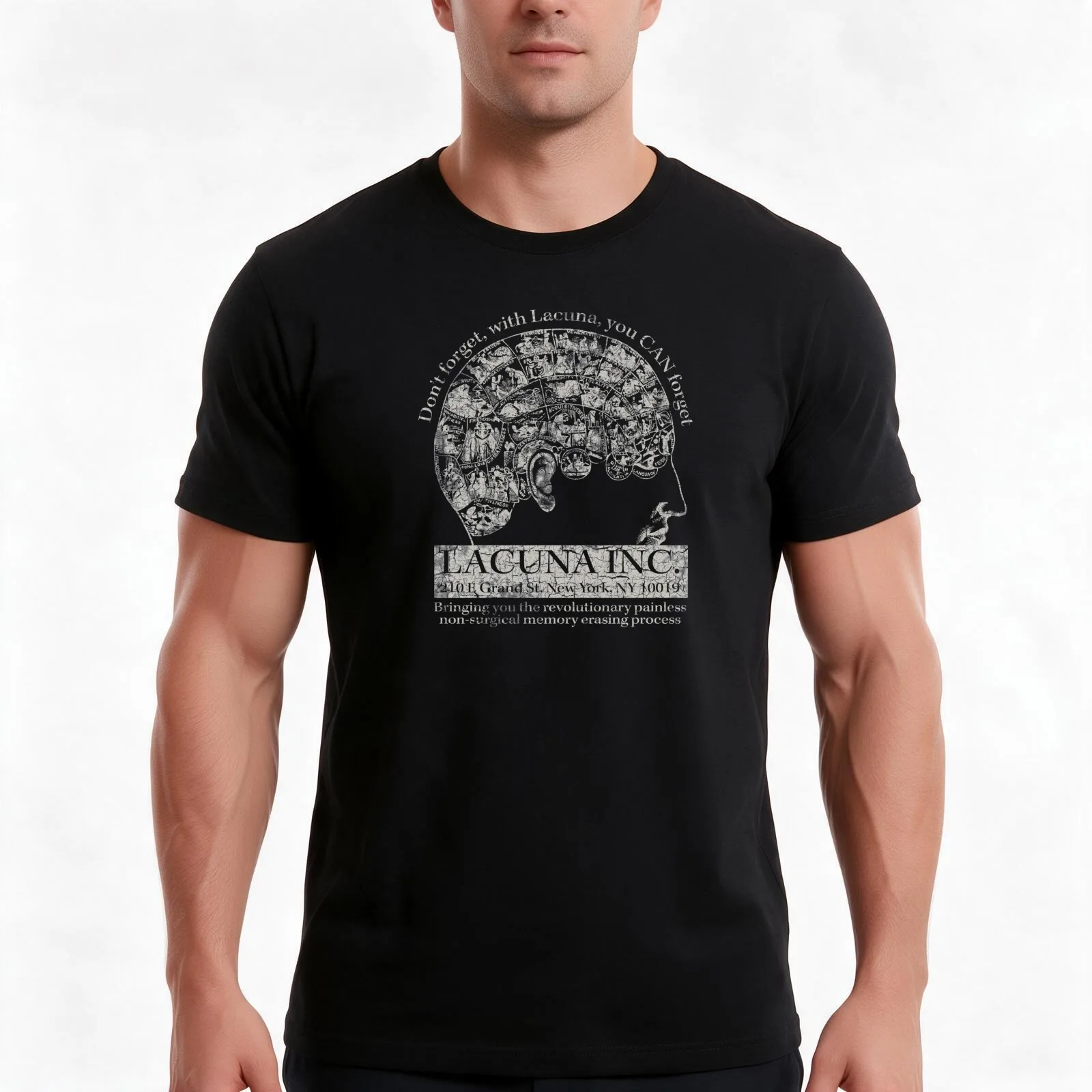 LACUNA Inc. - Eternal Sunshine T-Shirt, Summer Casual Cotton Tee, Oversized Streetwear Tops, Vintage Graphic Print, 100% Cotton