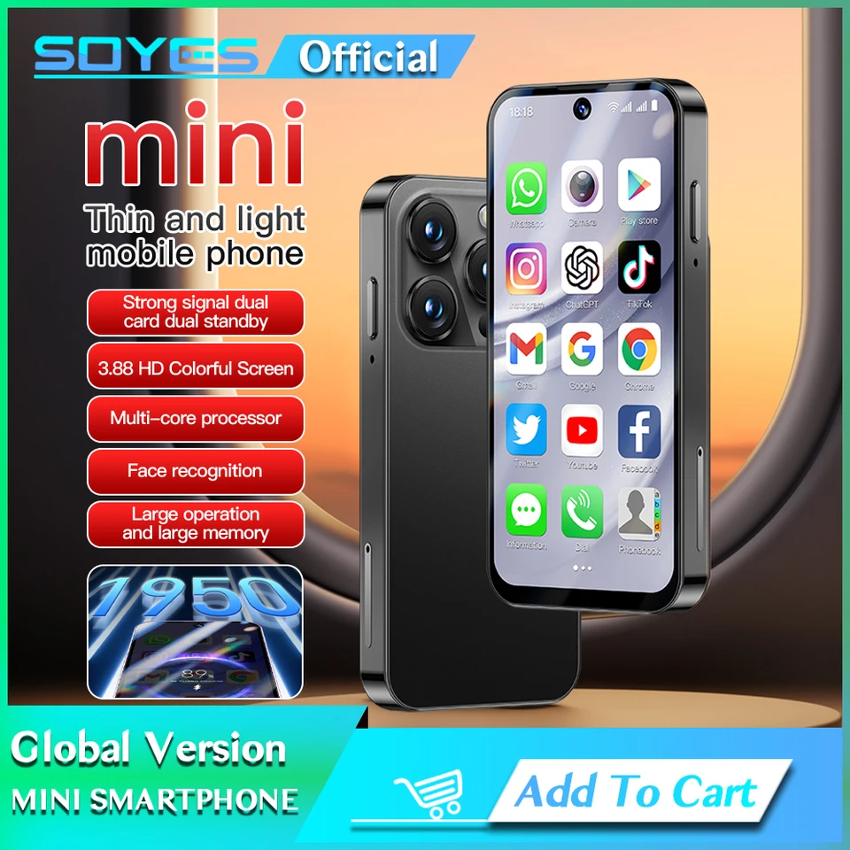 SOYES XS19 Pro 3GB RAM 32GB ROM Android 12.0 Smartphone 1950mAh
