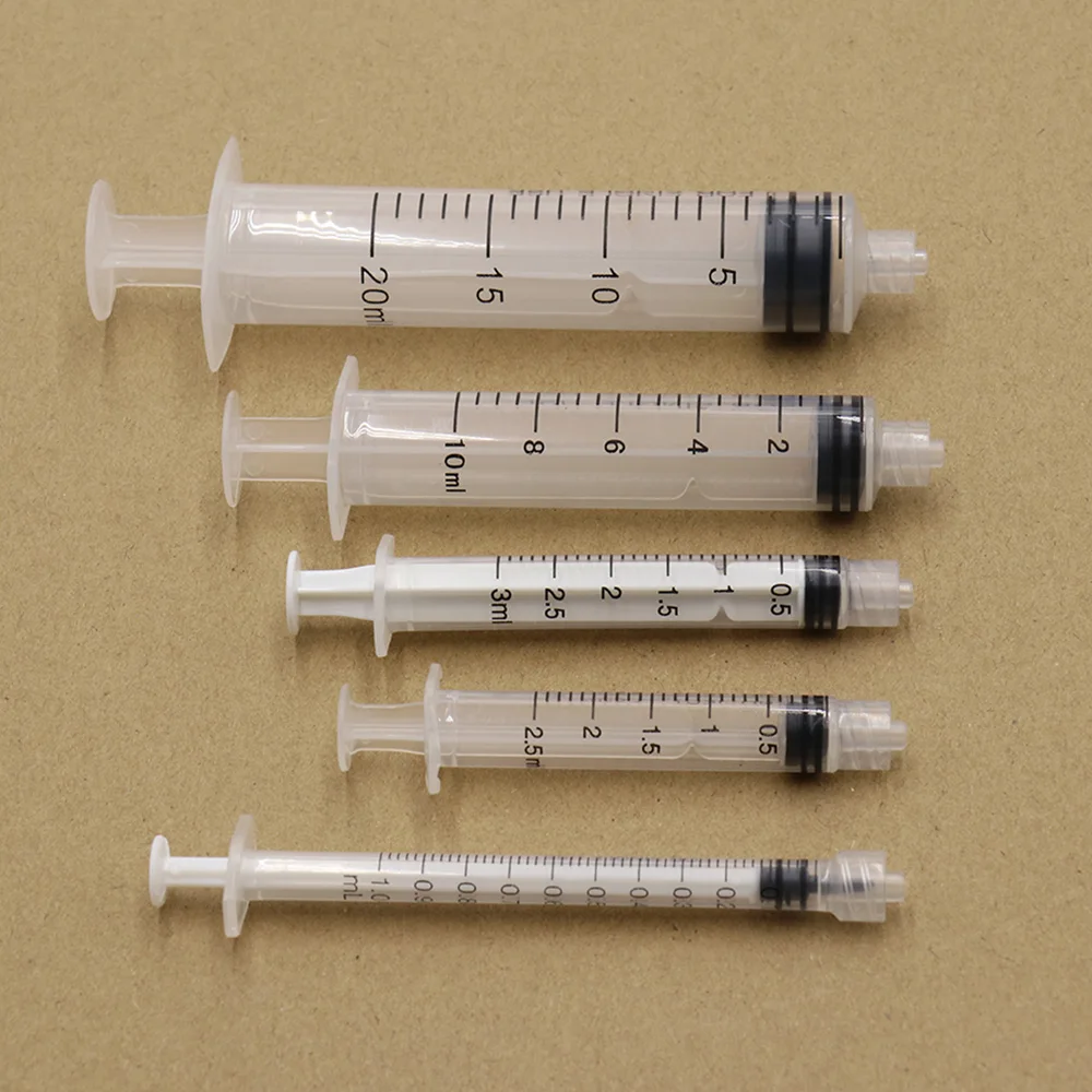 1ml 2ml 3m 5ml 10ml Luer Lock Syringe Ink Injection Industrial Dispensing