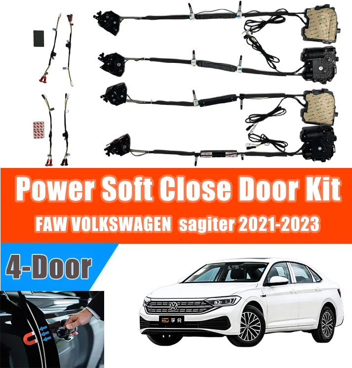 Xcar for FAW VOLKSWAGEN  sagiter 2021-2023 Car OEM Automatic Soft Close Door Electric Suction Kit Auto Power Closing