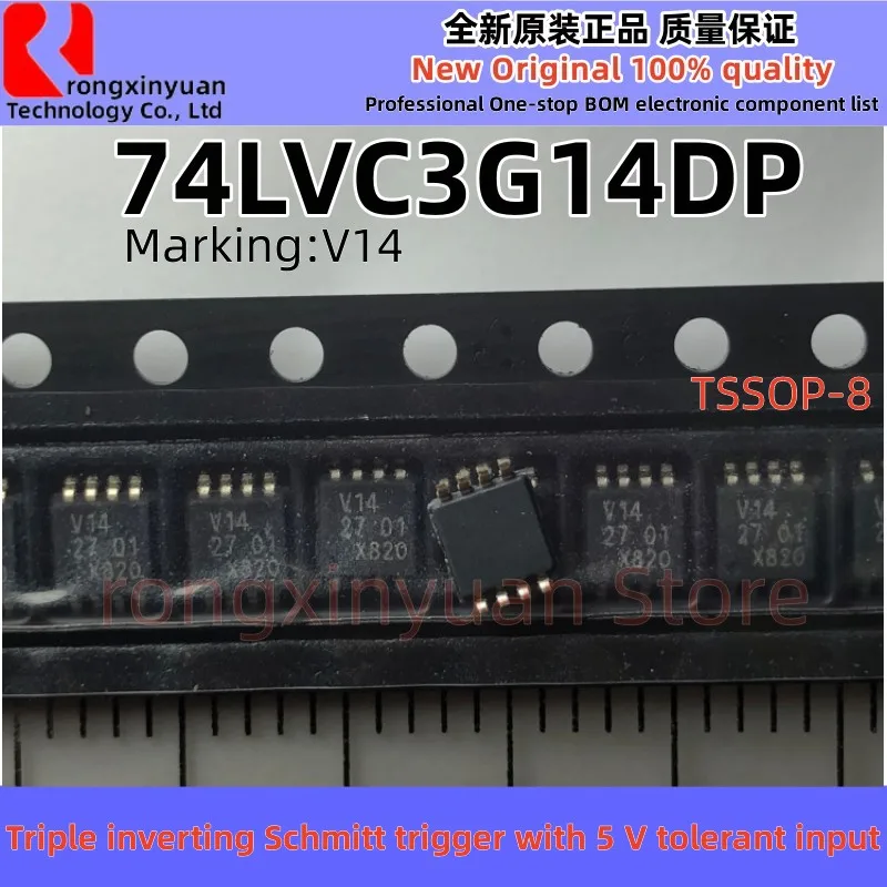 10pcs 74LVC3G17DP V17  74LVC3G14DP V14  74LVC3G34DP V34 TSSOP-8 74LVC3G17 74LVC3G14 74LVC3G34 100% new imported original