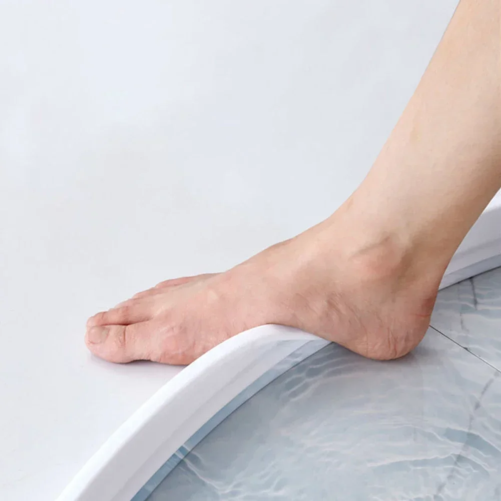 

100-300CM Rubber Silicone Shower Barrier Water Stopper Bathroom Waterproof Strip For Kitchen Sink Wall Corner