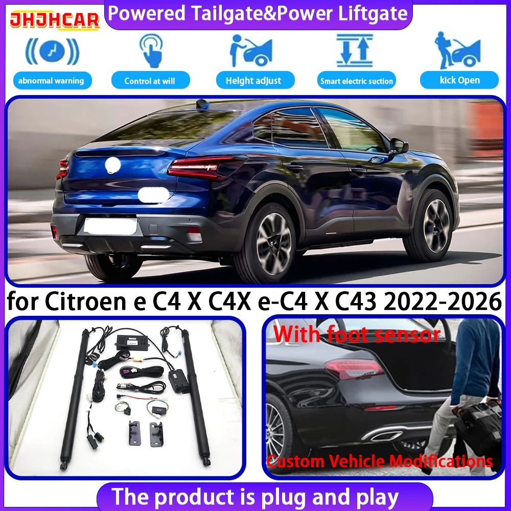 JHJHCAR for Citroen e C4 X C4X e-C4 X C43 2022-2026 OEM Smart Automatic Electric Powered Tailgate Power Liftgate Tailgate System
