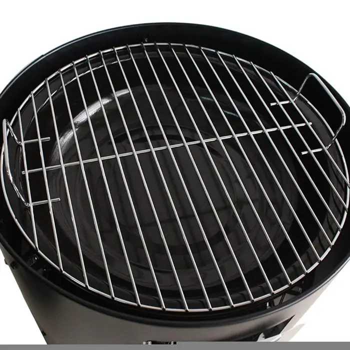 الجملة في الهواء الطلق فناء ثلاثة في واحد المدخن الشواء الشوايات موقد الخشب المحمولة شواء موقد الكربون