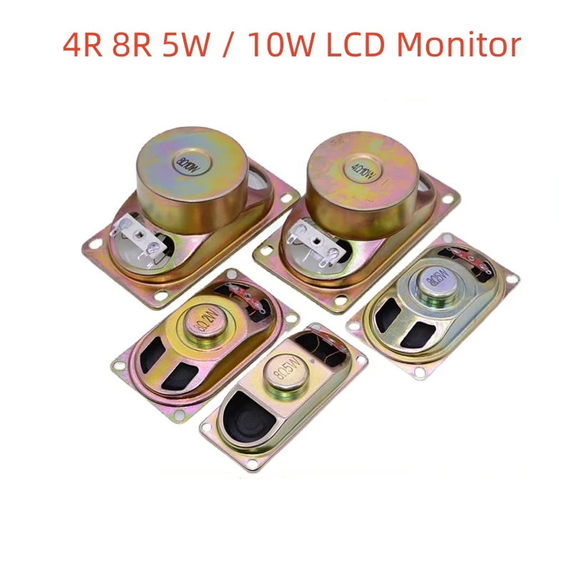 

1PCS 4R 8R 5W / 10W LCD Monitor/TV Speaker Horn 4 8 ohms 5/10 Watt 30*70*17MM 50*90*37MM 30*70*17MM 41*71*24MM Horn Loud Speaker