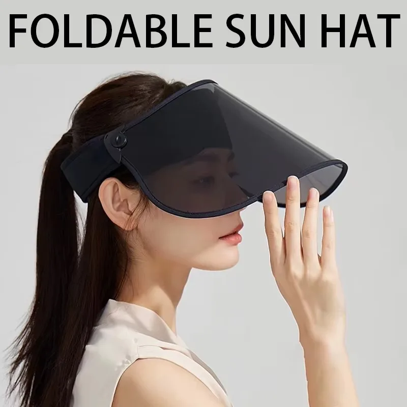 

UPF 50+ Summer Hat UV Protection Soft Plastic Full Face Sun Protection Golf Hat Running Beach Leisure Vacation Colorful Sun Hat