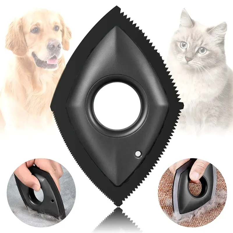 Pet Hair Remover Silicone Cat Fur Cleaning Device Carpet Sofa Car Detail Scraper Dog Lint Removal Dog Cat Fur Removal Brush Tool