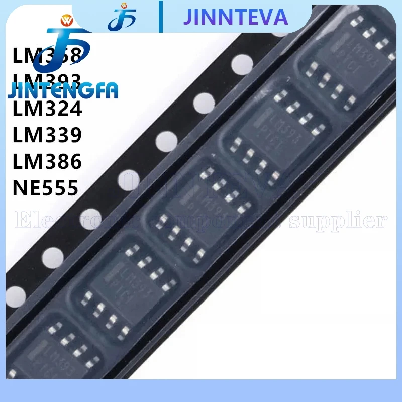 50PCS LM358DR LM358 SOP LM358DT LM358DR2G LM393DR LM393 NE555DR NE555 LM339DR LM339 LM324DR LM324 MC34063A MC34063 LM386M LM386