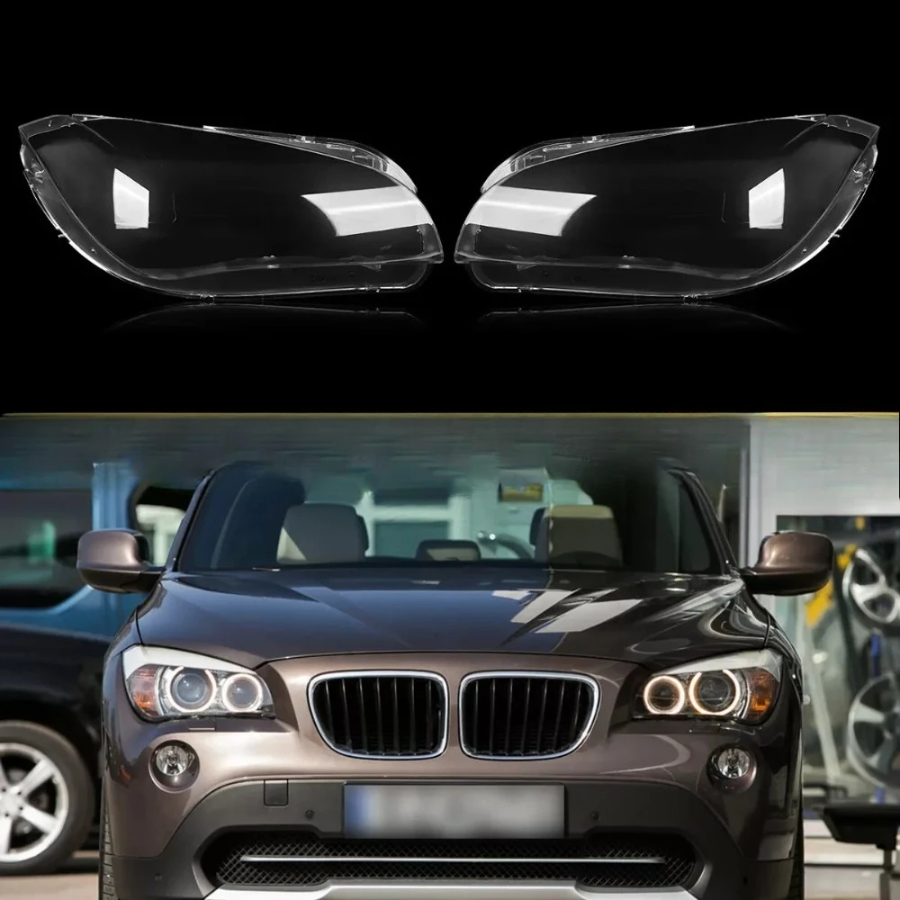 Fits For BMW X1 E84 2010 2011 2012 2013 2014 2015 Left/Right Side Headlamp Cover Headlight Shell Headlamp Lampshade Cover Lens