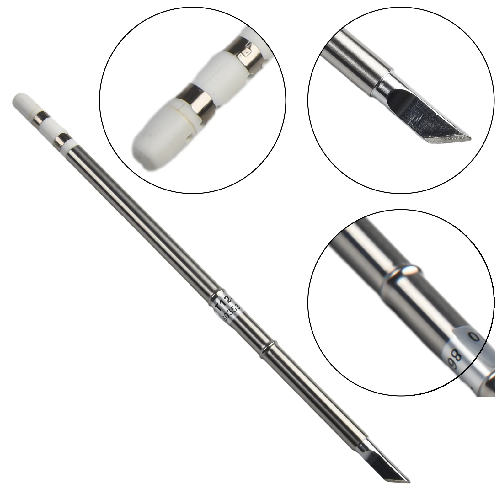 1PCS Soldeerbout Tip Composiet Lassen Mondstuk Voor T12-KU T12-KL T12-KF T12-KUS T12-B Voor Fijne Puntlassen tool Onderdelen