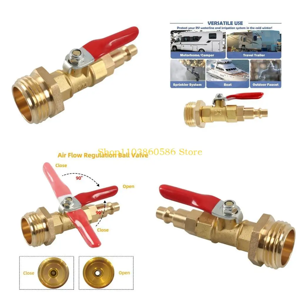 

242a Blowout Bluck Adapter с 1/4 Quick Plugc и 3/4 "GHT.