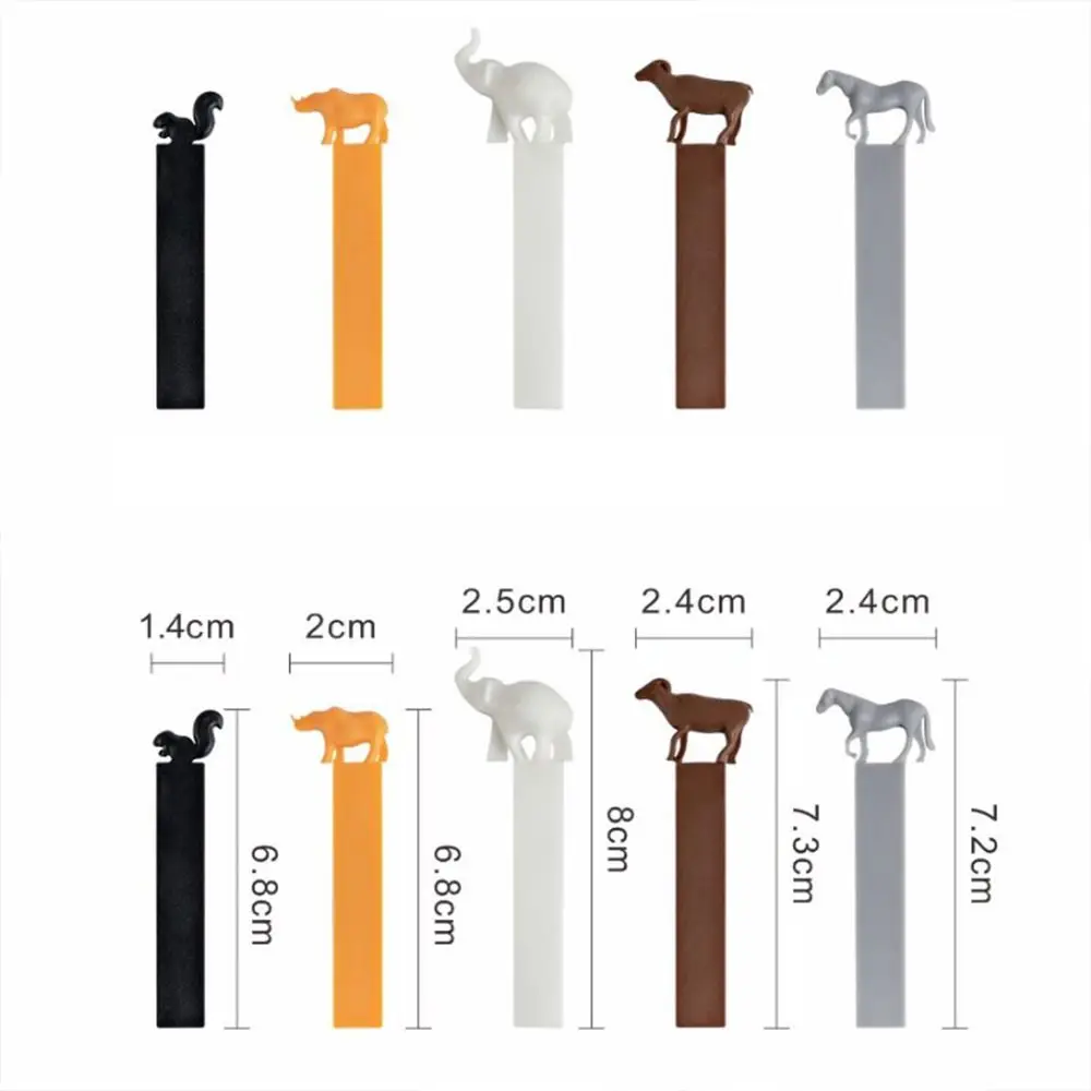 3D Animal Bookmarks Creative Reading Corner Page Marker Book Paginator For Students Teachers