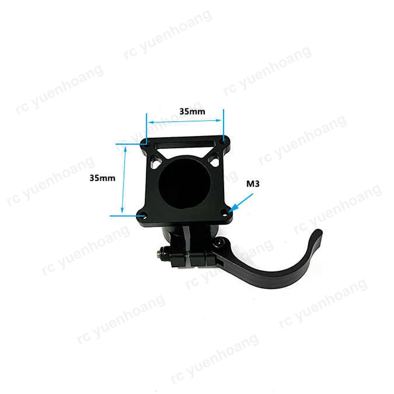 Trépied à dégagement rapide pour Drone RC, siège fixe Dia 25mm, fixation de serrage pour Tube en carbone, support de train d'atterrissage pour avion multi-rotor, 1 pièce